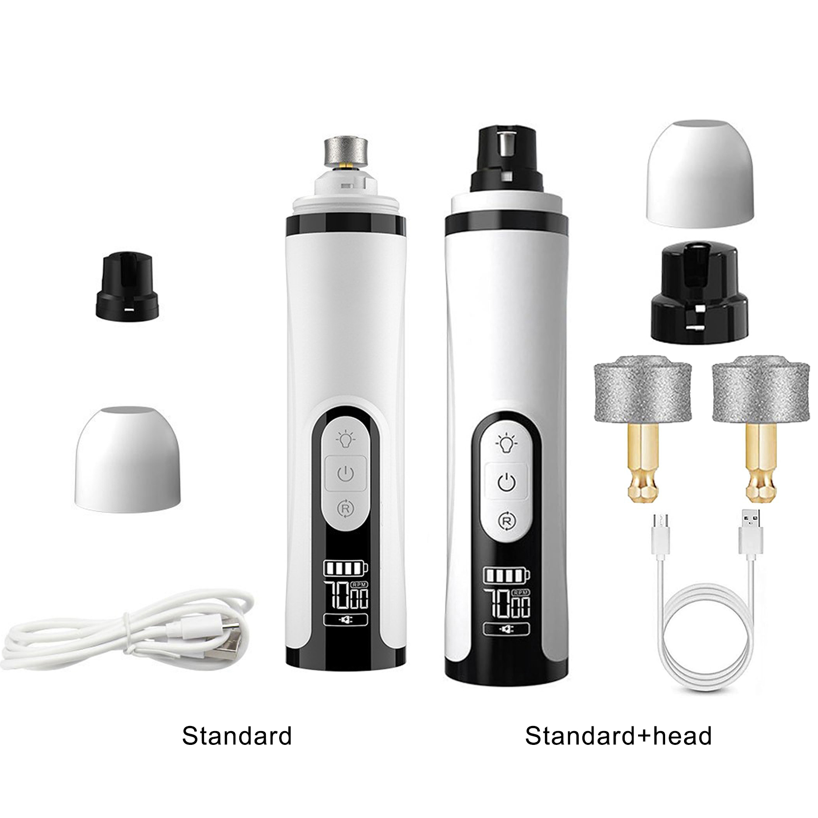 Pet Nail Grinder - Electric Dog Nail Grinder Rechargeable Pet