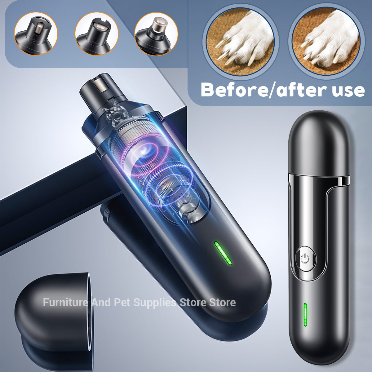 Pet Nail Grinder - Electric Dog Nail Grinder Pet Nail