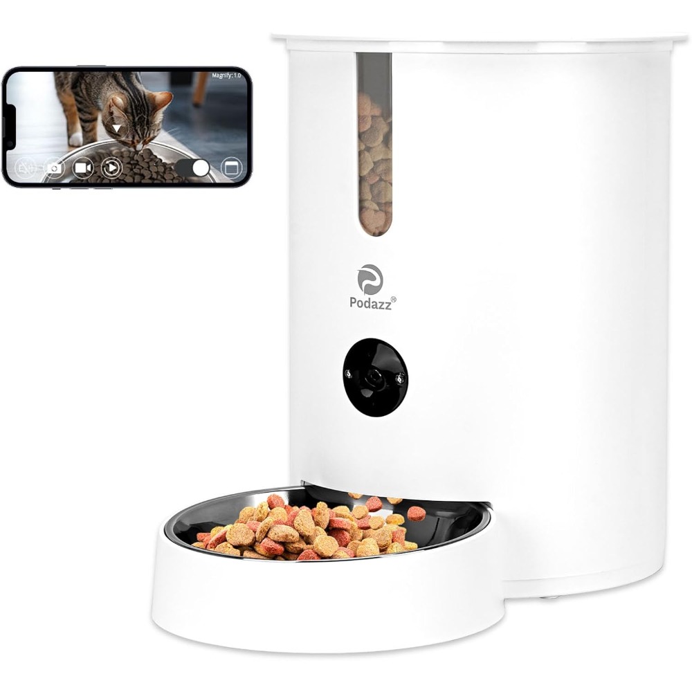Automatic Pet Feeder - Automatic Cat Feeder with 1080P HD