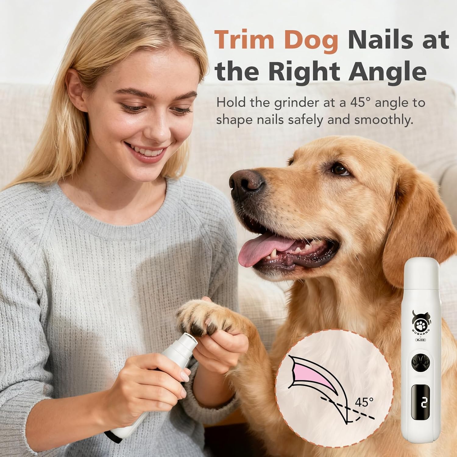 Dog Nail Grinder 3-Speed Vibra - Pet Nail Grinder 리뷰 및 가격
