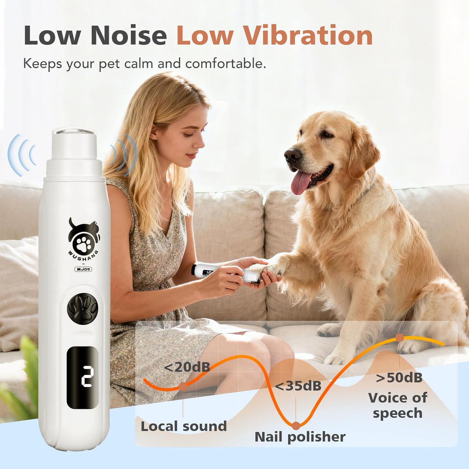 Dog Nail Grinder 3-Speed Vibra - Pet Nail Grinder 리뷰 및 가격