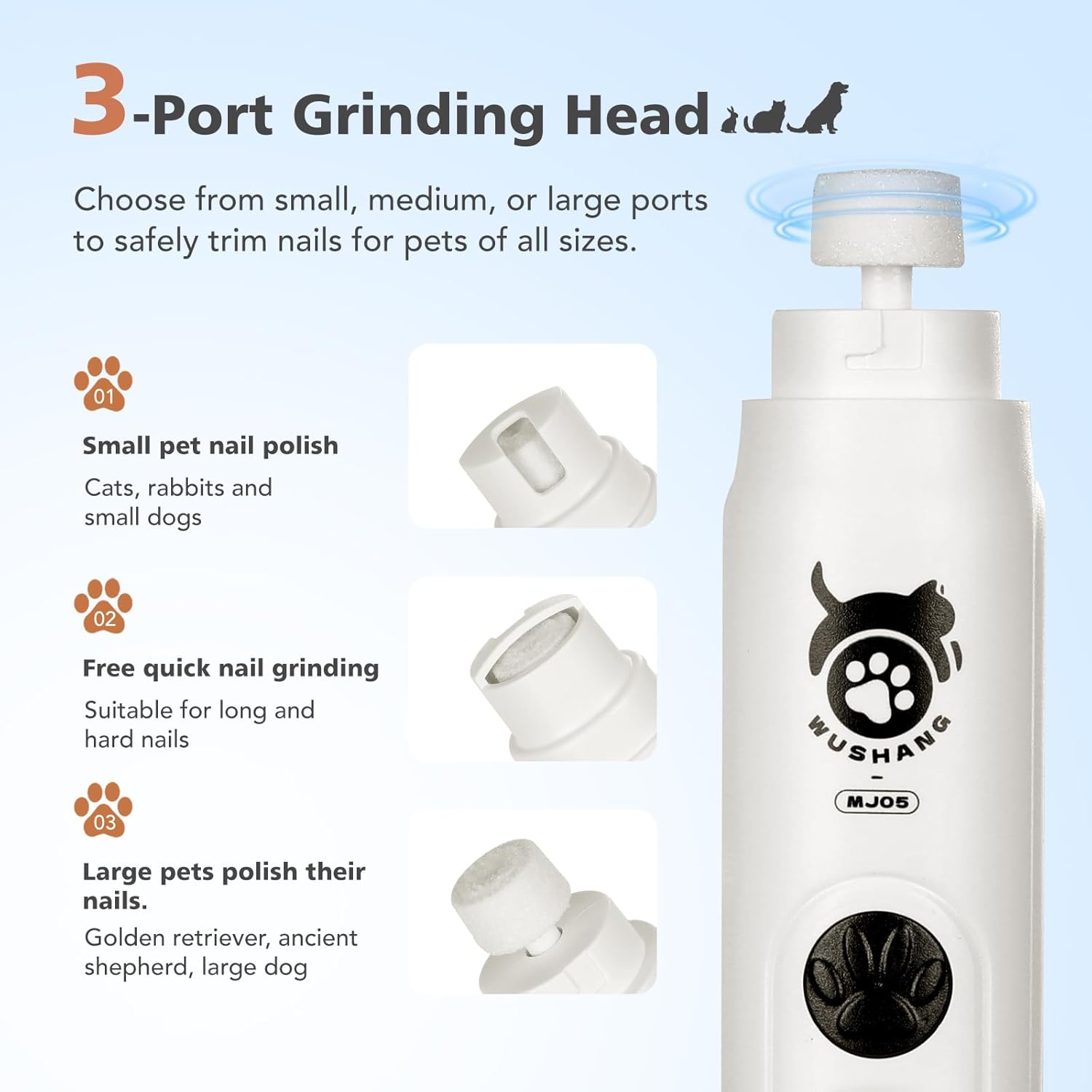 Dog Nail Grinder 3-Speed Vibra - Pet Nail Grinder 리뷰 및 가격