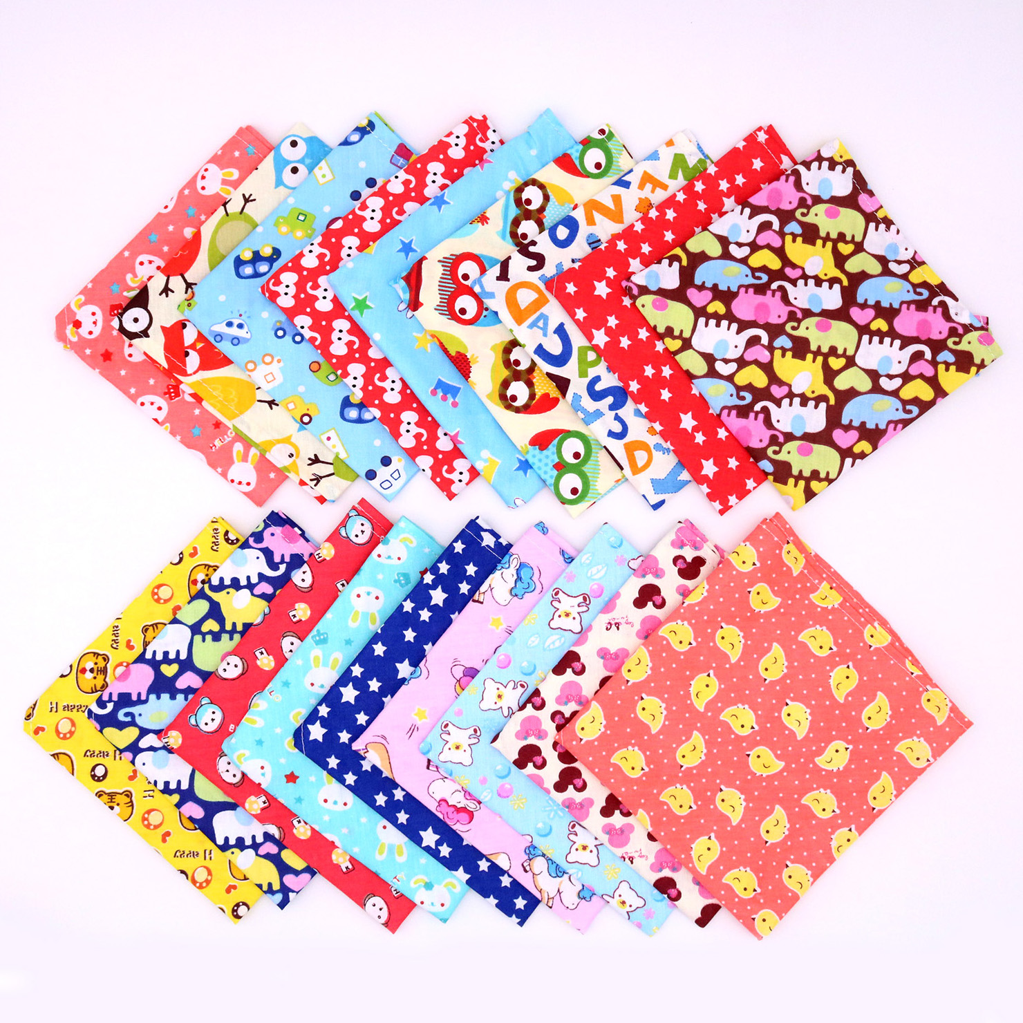 60pcs 100% Cotton Dog Bandanas - Pet Supplies In Bulk 리뷰 및 가격
