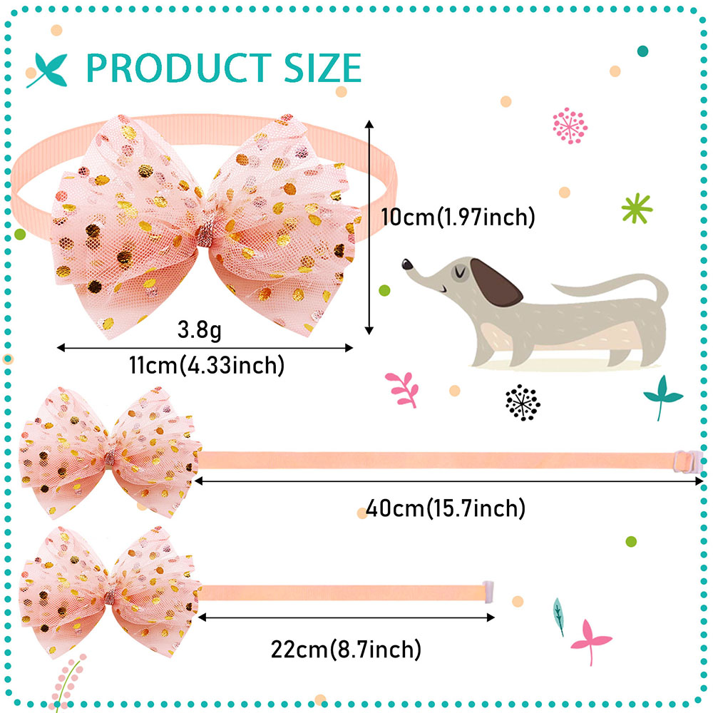 50pcs Lace Big Bows For Dogs F - Pet Supplies In Bulk 리뷰 및 가격