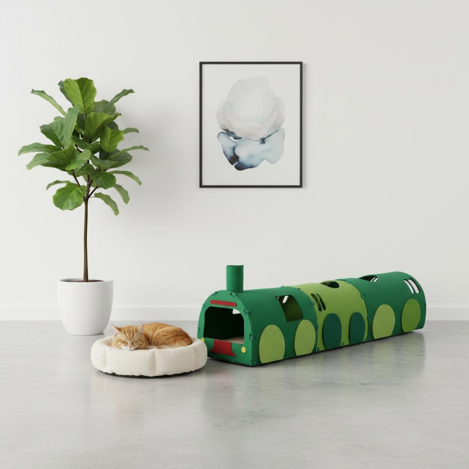 Train Shaped Cat Tunnel 2-in-1 - Pet Supplies Young 리뷰 및 가격