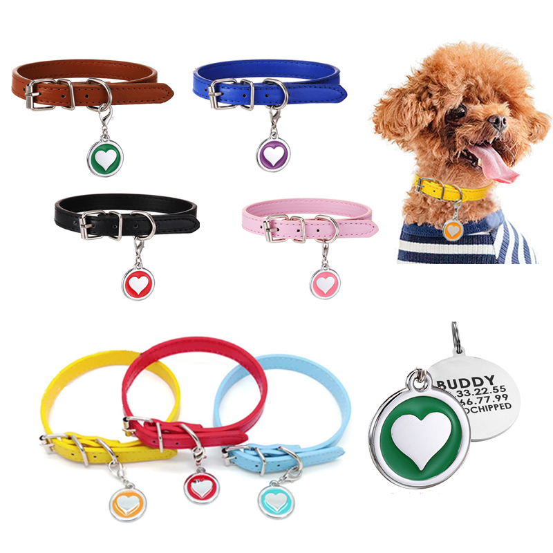 Pet Cat Dog Leather Collar Sta - Pet Supplies Login 리뷰 및 가격