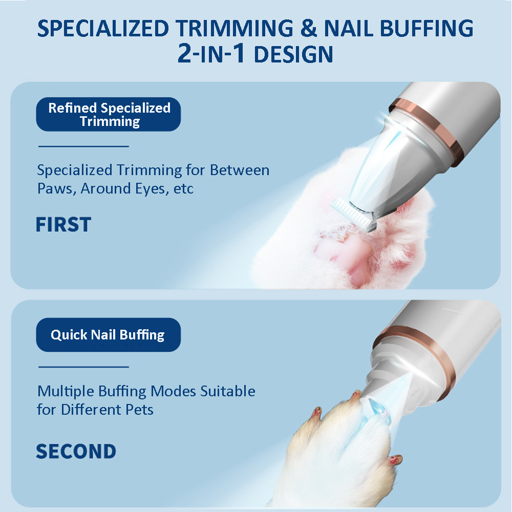 2-In-1 Pet Dog Paw Trimmer Pet - Pet Nail Grinder 리뷰 및 가격