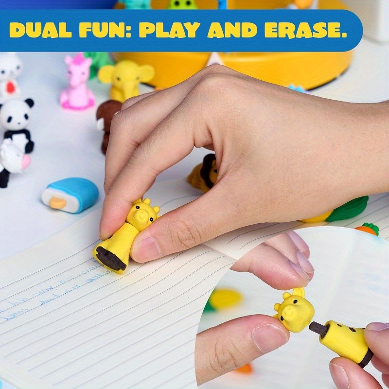 144 Pcs Animal Erasers Kids 3D - Pet Supplies In Bulk 리뷰 및 가격