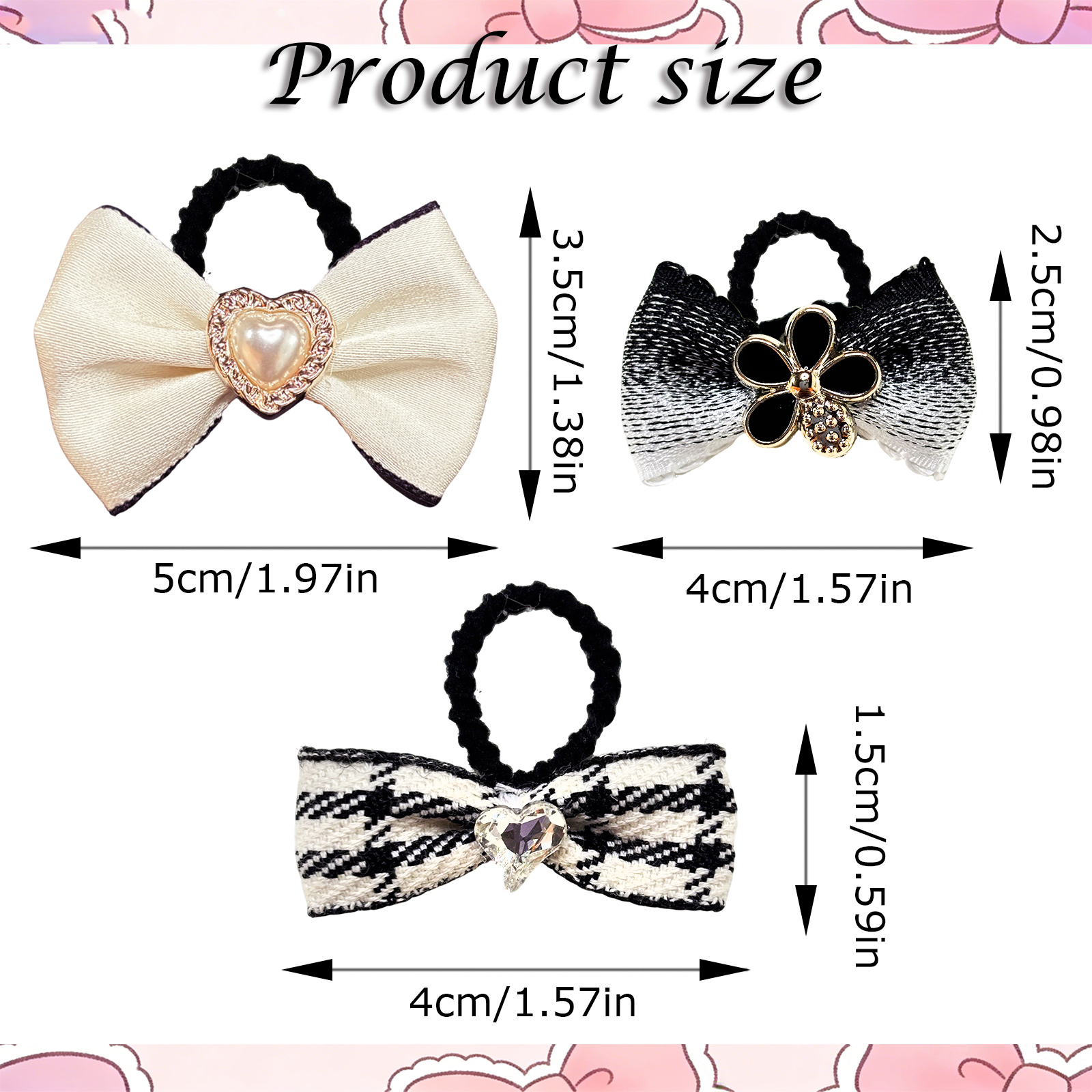 100PCS Luxury Dog Bows With Ru - Pet Supplies In Bulk 리뷰 및 가격