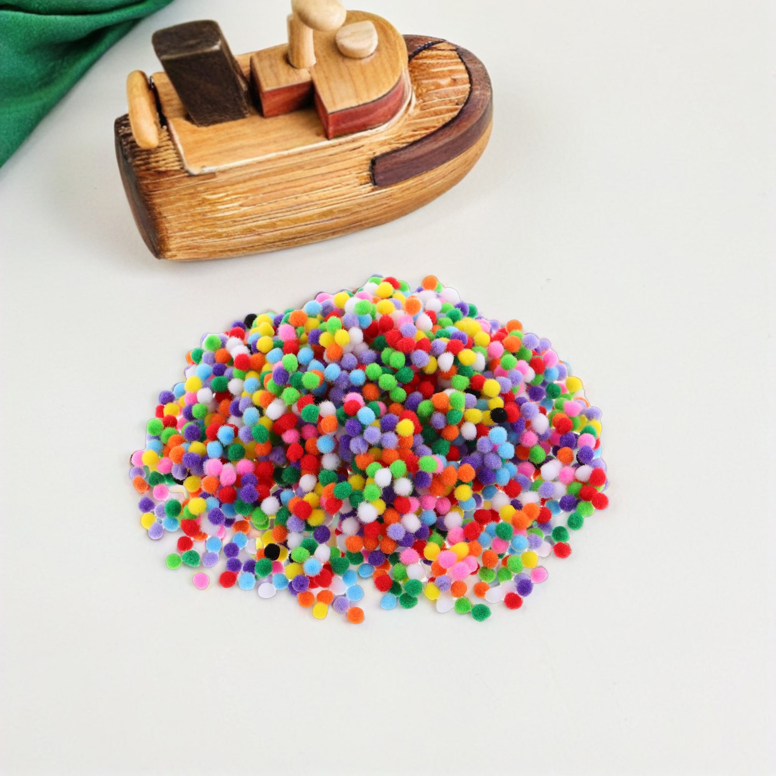 2000Pcs 5Mm Vibrant Pom Poms C - Pet Supplies In Bulk 리뷰 및 가격
