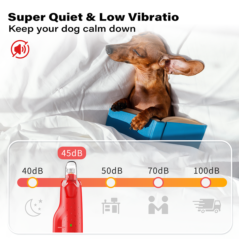 Dog Nail Grinder Dustproof wit - Pet Nail Grinder 리뷰 및 가격